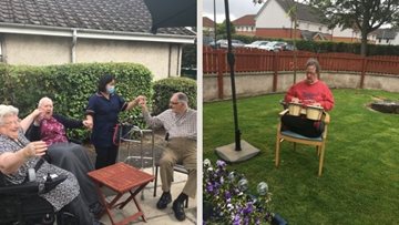 Musical afternoon at Perth care home